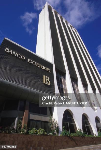Immeuble de la Banco Exterior le 15 mai 1986 à Asuncion au Paraguay.