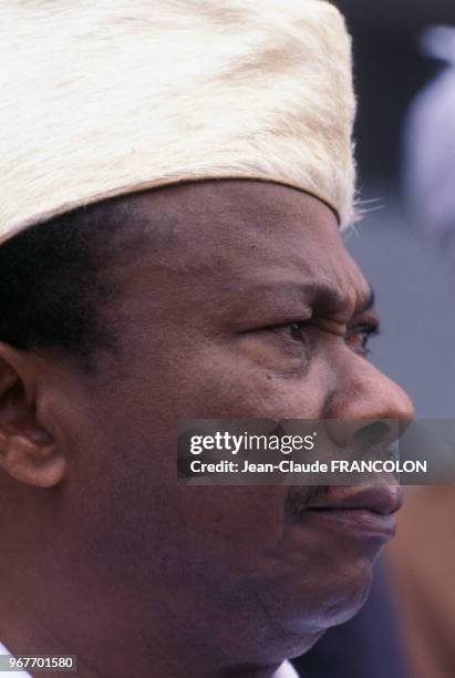 Le Président du Liberia, William Tolbert, au sommet de l'Organisation de l'Unité Africaine, 22 juillet 1978, Khartoum, Soudan.