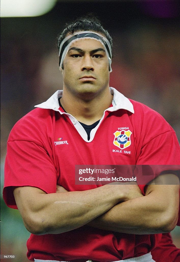 Inoke Raco Portrait of Inoke Afeaki of Tonga before the Rugby Union... News Photo ...