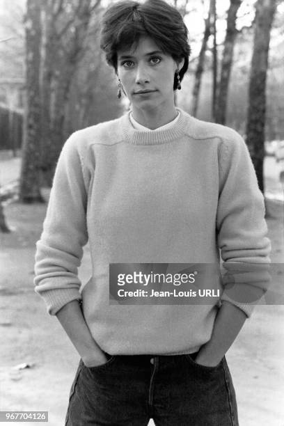 Lorraine Bracco le 22 février 1980 à Paris, France.
