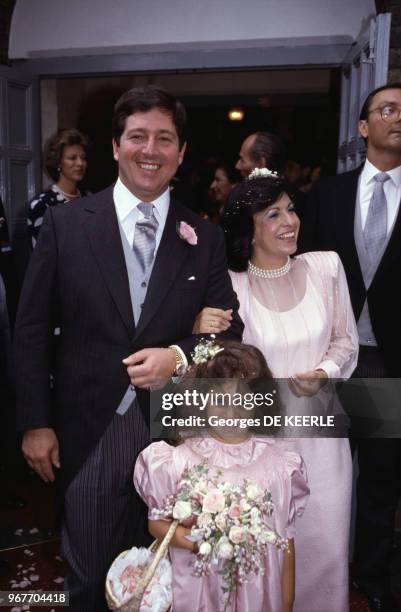 Mariage du prince Alexandre de Yougoslavie le 21 septembre 1985 à Londres au Royaume-Uni.