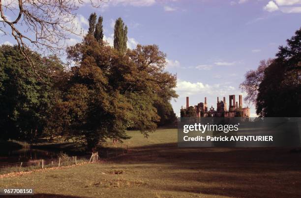 Le château de Randan, Puy-de-Dôme, le 30 avril 1999, France.