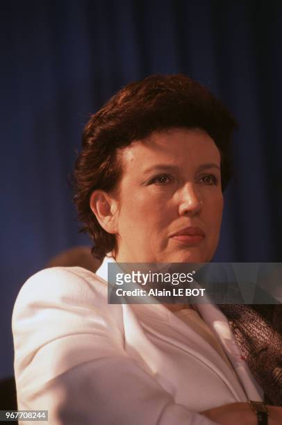 Roselyne Bachelot, élue du Maine-et-Loire, le 13 mars 1999, France.