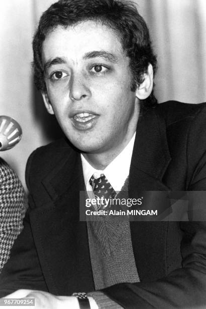 Bachir Ben Barka, le fils du leader marocain disparu, a donné une conférence intitulée "Où en est l'affaire Ben Barka ?", le 16 novembre 1977 à...