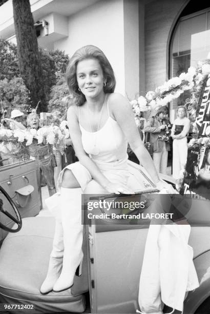 Actrice Ann-Margret au Festival de Cannes le 25 mai 1975, France.