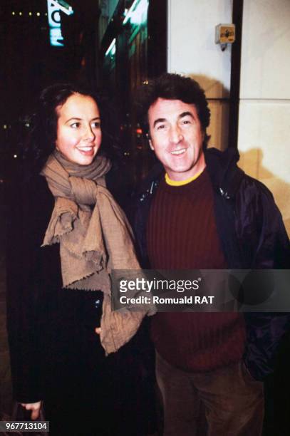 Actrice Valérie Bonneton et son compagnon, l'acteur François Cluzet venus assister à la soirée d'avant-première du film 'In the mood of love', le 26...