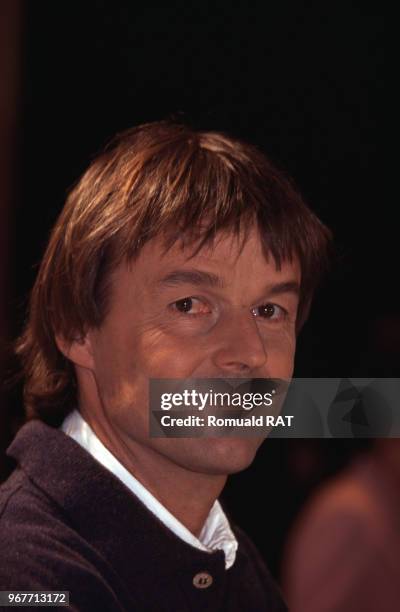 Portrait de Nicolas Hulot le 16 janvier 2000 à Paris, France.