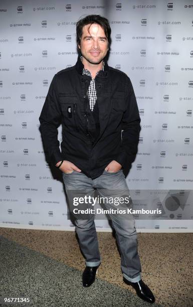 Actor Matthew Settle attends the G-Star Raw Presents NY Raw Fall/Winter 2010 Collection at Hammerstein Ballroom on February 16, 2010 in New York, New...