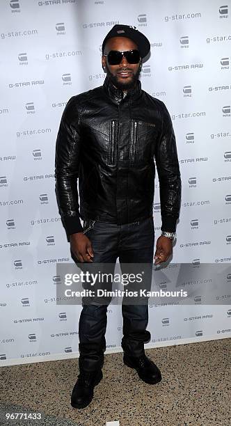 Model Tyson Beckford attends the G-Star Raw Presents NY Raw Fall/Winter 2010 Collection at Hammerstein Ballroom on February 16, 2010 in New York, New...