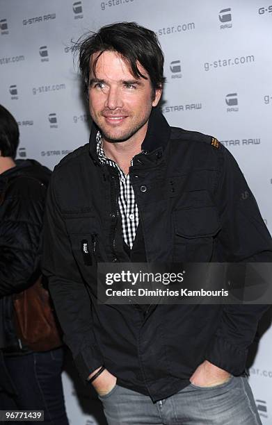 Actor Matthew Settle attends the G-Star Raw Presents NY Raw Fall/Winter 2010 Collection at Hammerstein Ballroom on February 16, 2010 in New York, New...