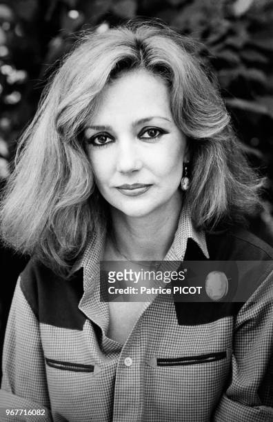 Portrait de la comédienne Caroline Cellier, le 23 mai 1980 en France.