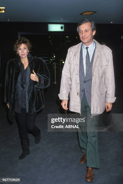 Marlène Jobert et Walter Green en 1988, Foto jornalística