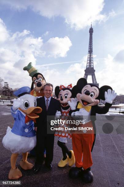 Philippe Bourguignon, directeur de Disneyland Paris le 14 décembre 1994, Mane-la-Vallée, France.