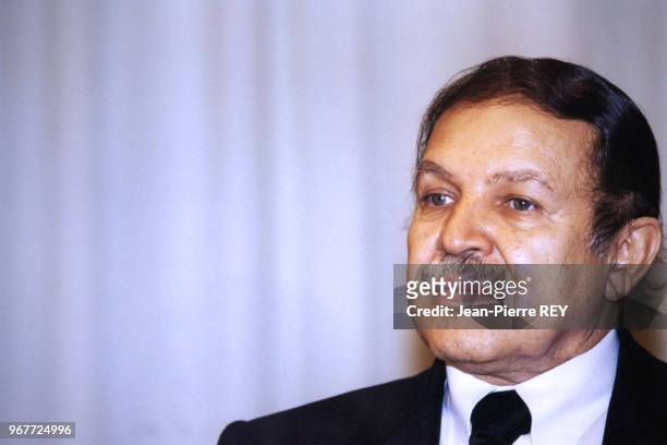 Première visite d'Etat en Europe pour le Président Abdelaziz Bouteflika depuis son élection, 19 novembre 1999, Monaco.