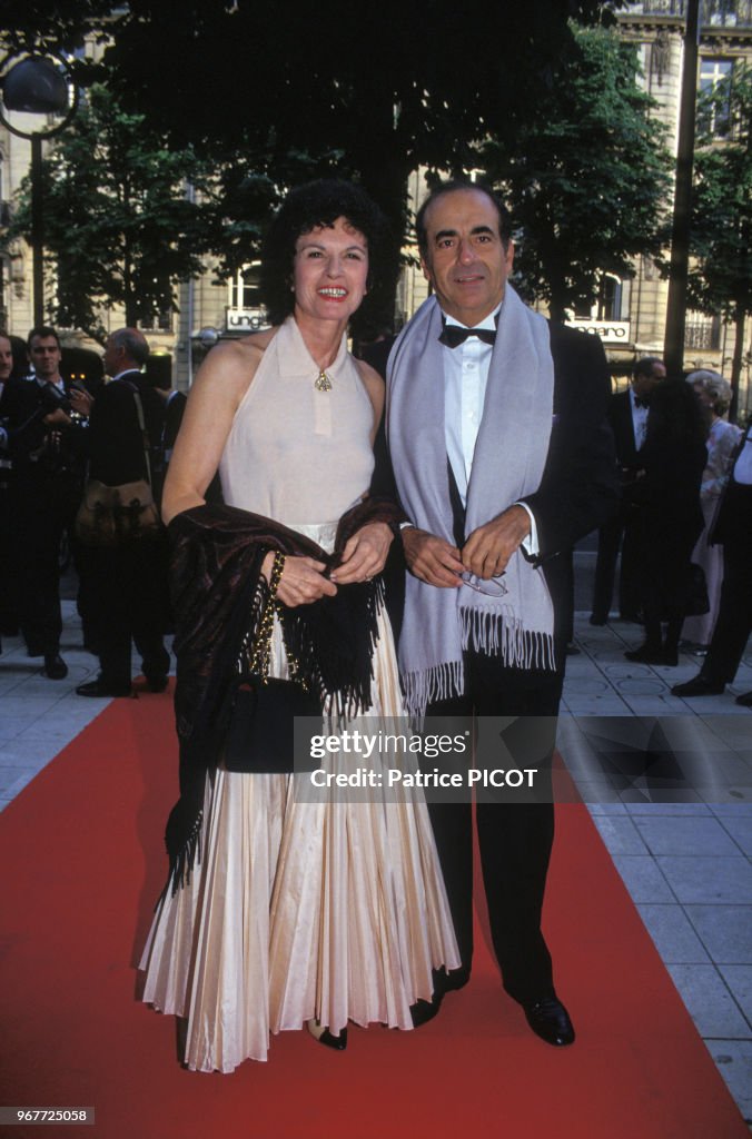 Jean-Pierre Elkabbach et Nicole Avril en 1993