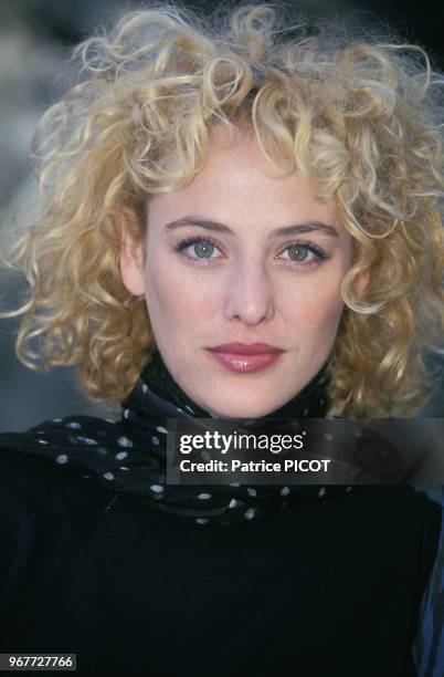 Virginia Madsen au Festival d'Avoriaz le 18 janvier 1993, France.