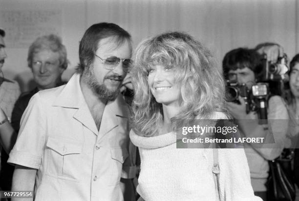 Farrah Fawcett arrive au Festival de Cannes le 20 mai 1978, France.