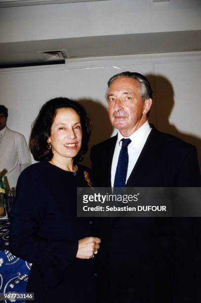 Le prince Michel de Grèce et son épouse Marina Karélla participent à la soirée de bienfaisance organisée pour la recherche contre le sida, 22 mai...