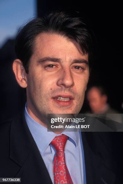 Samuel Maréchal, président du Front national de la jeunesse, le 29 novembre 1987 à Nantes, France.