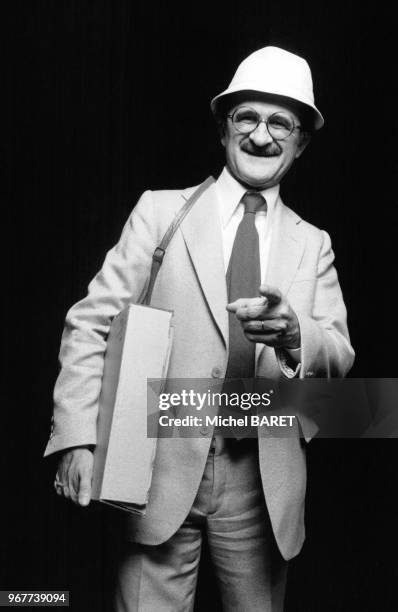 Portrait du musicien de jazz Marcel Zanini, le 28 octobre 1980.