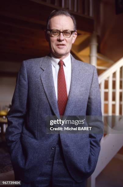 Portrait de l'homme d'affaires français Jean-Pierre Brulé, le 24 avril 1986.