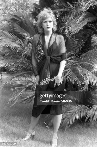 Actrice américaine Season Hubley lors du Festival de Cannes le 21 mai 1979, France.