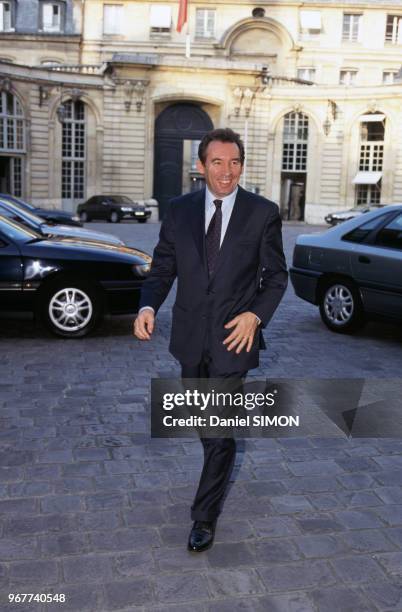 François Bayrou reçu par le Premier Ministre à Matignon le 22 octobre 1997, Paris, France.