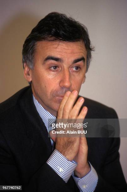 Portrait de Pierre Blayau, PDG de Moulinex, 18 décembre 1997, Paris, France.