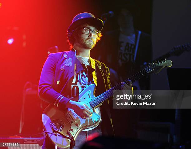 Exclusive* Sean Lennon performs with the Plastic Ono Band at Brooklyn Academy of Music on February 16, 2010 in Brooklyn, New York.