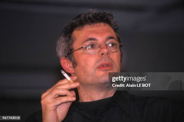 Yves Le Rolland, producteur des Guignols de l'info, le 14 mars 1998 à Nantes, France.