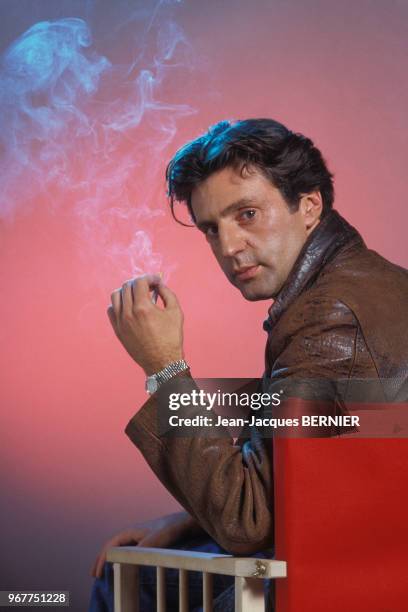 Acteur français Daniel Auteuil à paris le 26 octobre 1984, France.