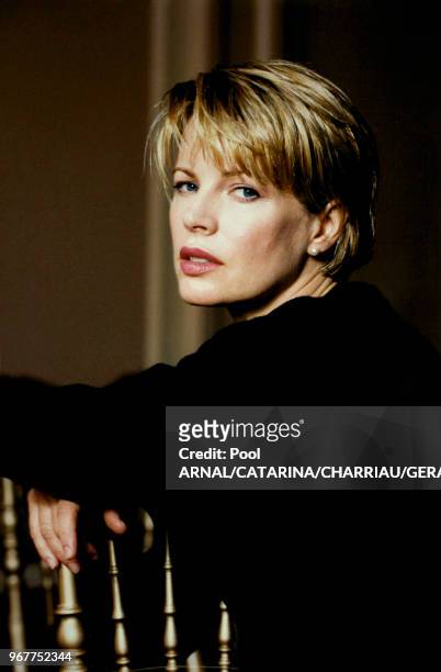 Kim Basinger est venue présenter le film 'L.A. Confidential' au Festival de Cannes le 14 mai 1997, France.