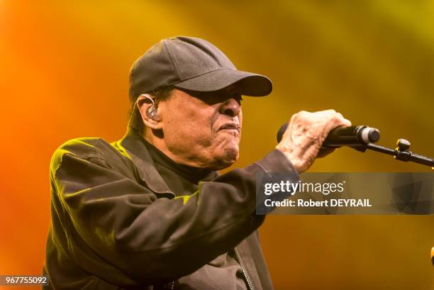 Le chanteur de jazz et de soul américain Al Jarreau en concert live à l'Olympia à l?occasion de la sortie de son nouvel album 'My Old Friend...