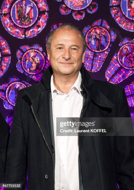 Patrick Braoude attends "Sister Act: The Musical" Gala Premiere at Theatre Mogador on September 20, 2012 in Paris, France.