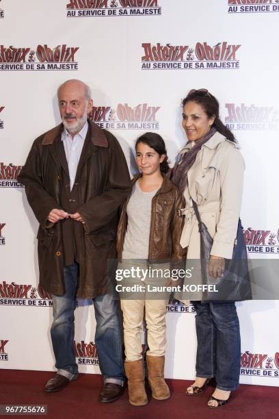 Bertrand Blier attends at "Asterix et Obelix: au service de sa majeste" film premiere at "Le Grand Rex" on September 30, 2012 in Paris, France.