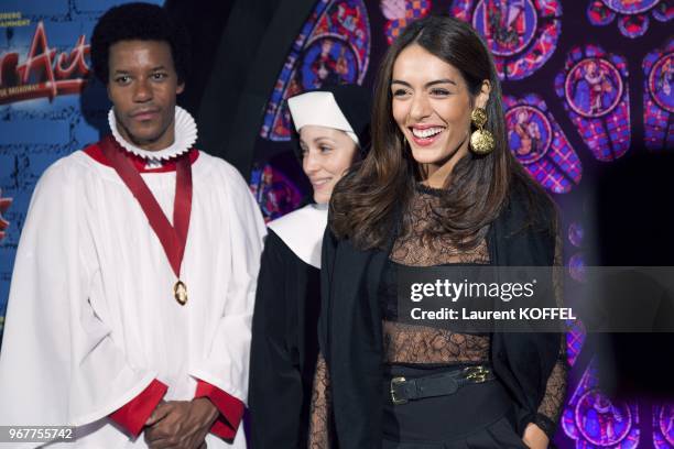 Sofia Essaidi attends "Sister Act: The Musical' Gala Premiere at Theatre Mogador on September 20, 2012 in Paris, France.