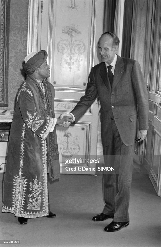 Ahmed Abdallah Abderamane à Paris en 1974