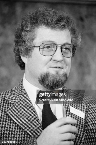 Brian Davis, fondateur de l'International Fund For Animal Welfare, Paris le 23 février 1978, France.