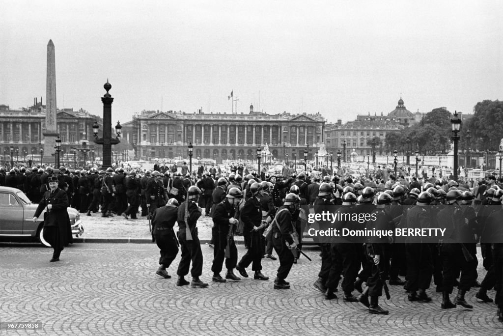 Manifestation d'anciens combattants à Paris