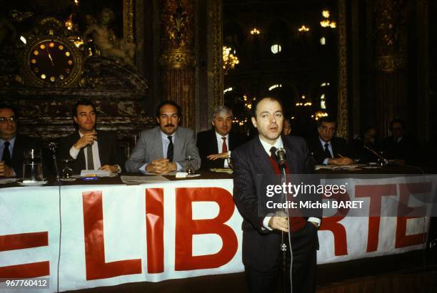 Jacques Maillot, homme d'affaires et createur de la societe 'Nouvelles Frontieres', le 30 mars 1983 a Paris, France.