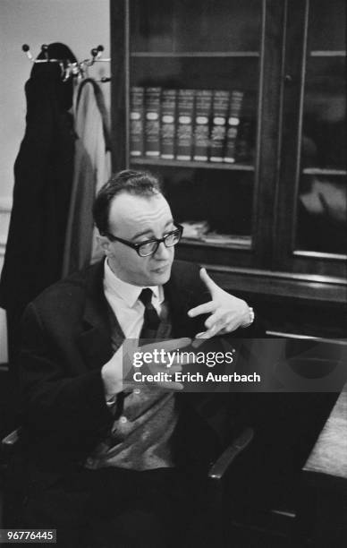 Austrian pianist Alfred Brendel, 22nd February 1966.