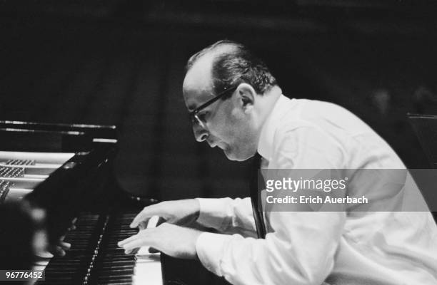 Austrian jazz and classical pianist Friedrich Gulda at the keys, 18th February 1966.