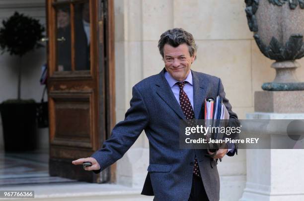 Jean-Louis Borloo lors d'un conseil des ministres à Paris le 19 décembre 2007, France.
