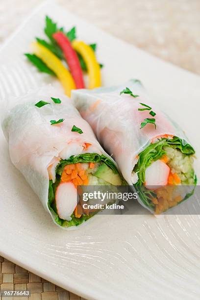 sushi roll - boiled shrimp stock pictures, royalty-free photos & images