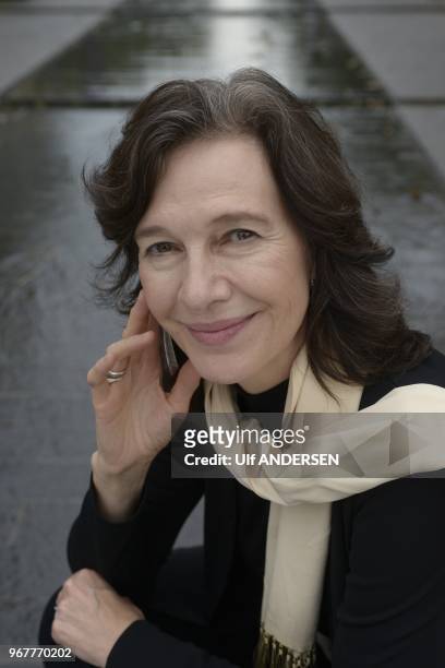 American writer Louise Erdrich on September 23, 2012 in Paris, France.