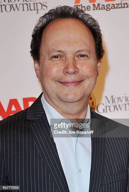 Actor Billy Crystal arrives at AARP The Magazine�s 9th Annual Movies For Grownups Award Gala at The Beverly Wilshire Hotel on February 16, 2010 in...
