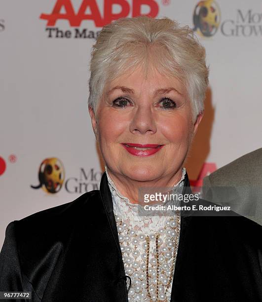 Actress Shirley Jones arrives at AARP Magazine's 9th Annual "Movies for Grownups Awards at The Beverly Wilshire Hotel on February 16, 2010 in Beverly...