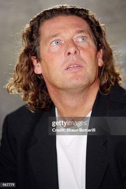 Portrait of Senegal coach Bruno Metsu during the FIFA World Cup 2002 Qualifying match against Egypt played at the National Stadium, in Cairo, Egypt....