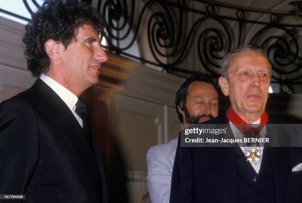 Jack Lang au Festival de Cannes en 1985