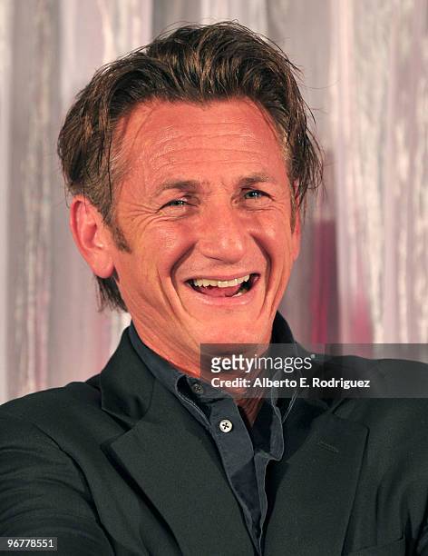 Actor Sean Penn at AARP Magazine's 9th Annual "Movies for Grownups Awards at The Beverly Wilshire Hotel on February 16, 2010 in Beverly Hills,...